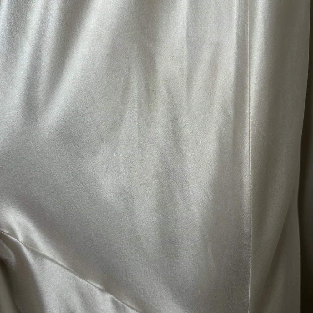 Theia Couture Jean Ivory Satin Wedding Gown - Picture 11 of 16